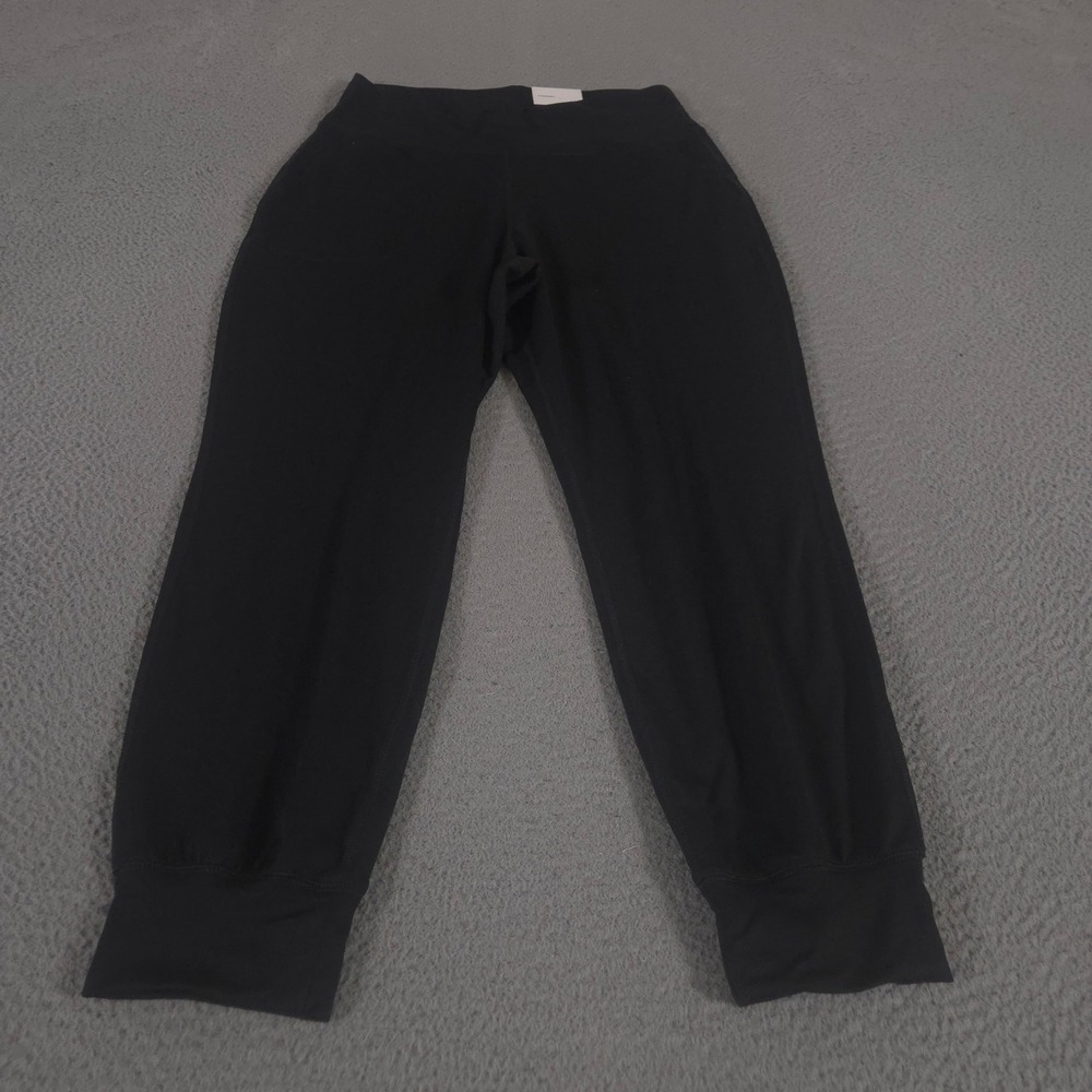 Old Navy Pants Womens L Black CloudComfy Extra High-Waisted Joggers Tapered NEW